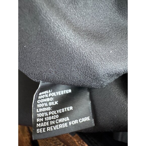 Carlisle Collection Black gold Floral Sleeveless Dress Imperial Size 16  womens - Picture 5 of 6